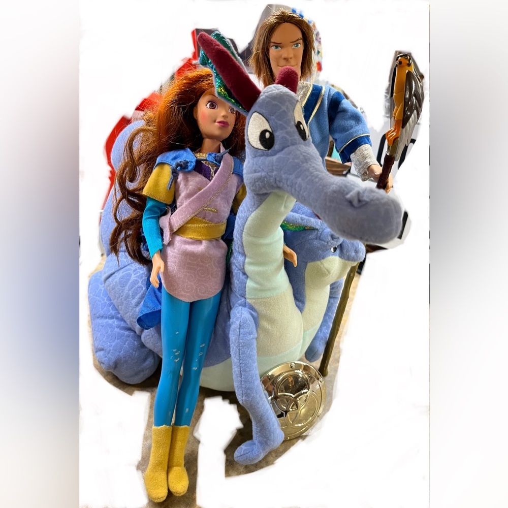 Vintage Quest for Camelot toy set